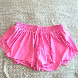 hot pink flair amazon shorts